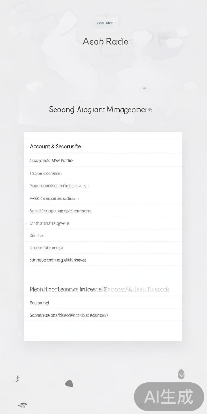 2.&nbsp;设置与账号管理页面：部分平台会在设置菜单中的